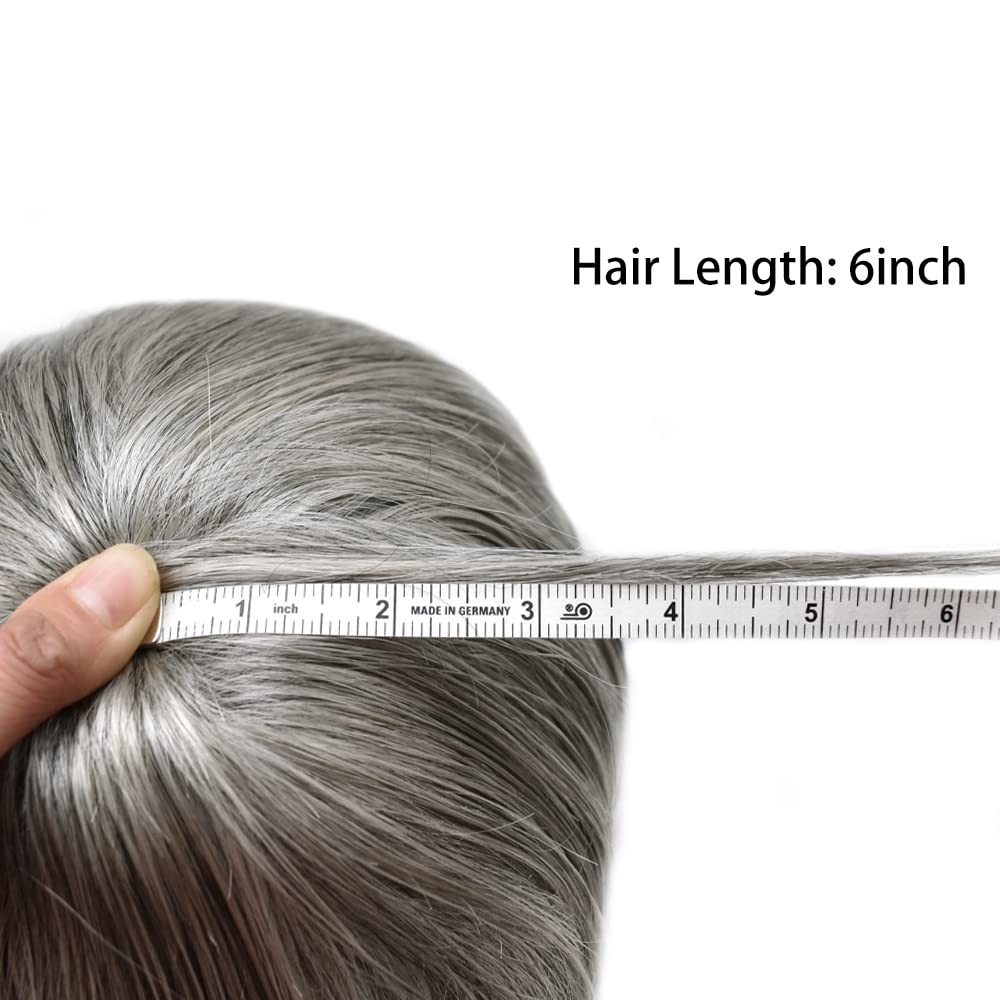 Generic Toupee For Men Hair Piece European Human Hair Mens Toupee 0.12Mm