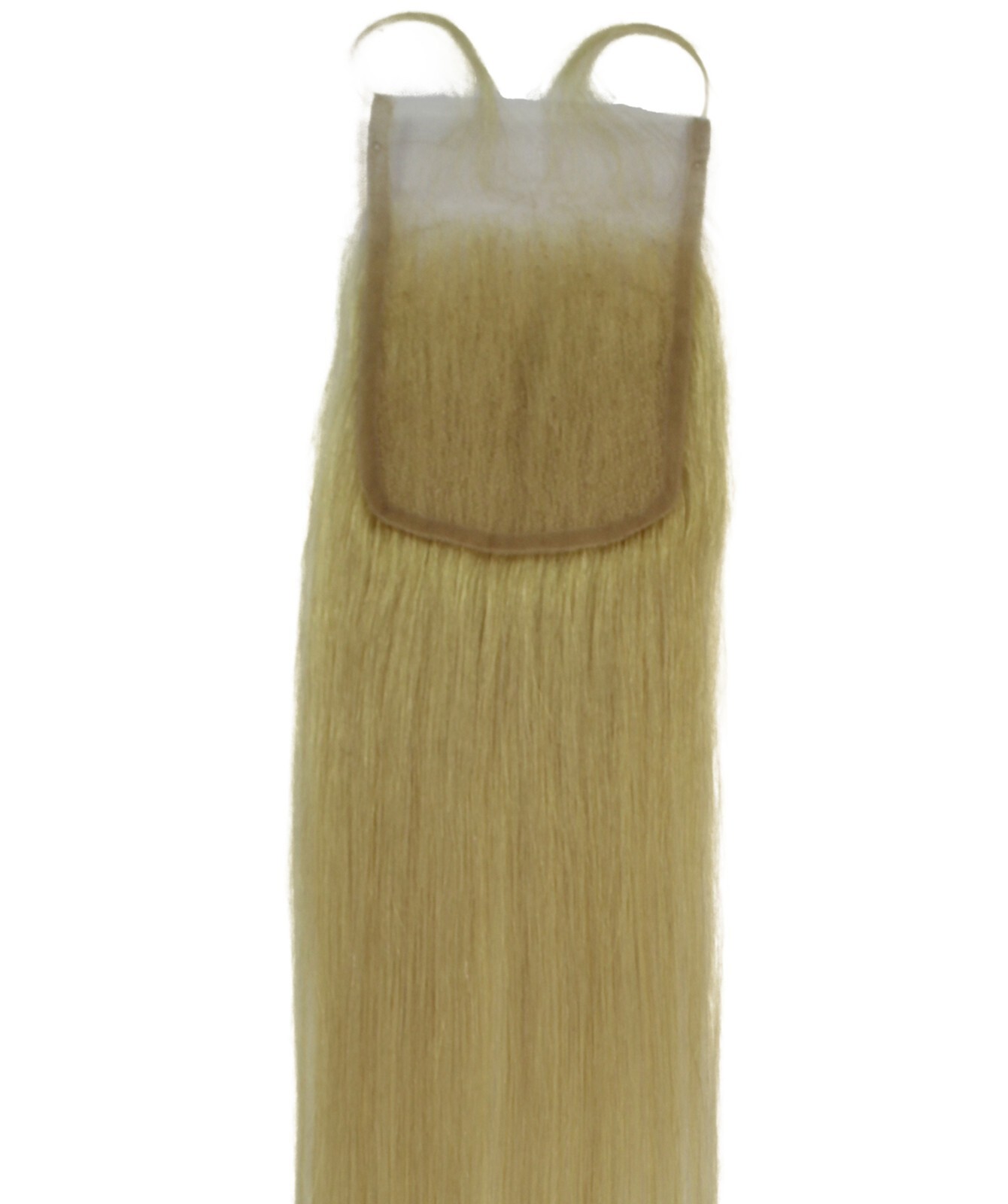 LUXLUXE Lina 4X5″ HD Lace Closure straight 16″ Light Blonde 100% Human Hair