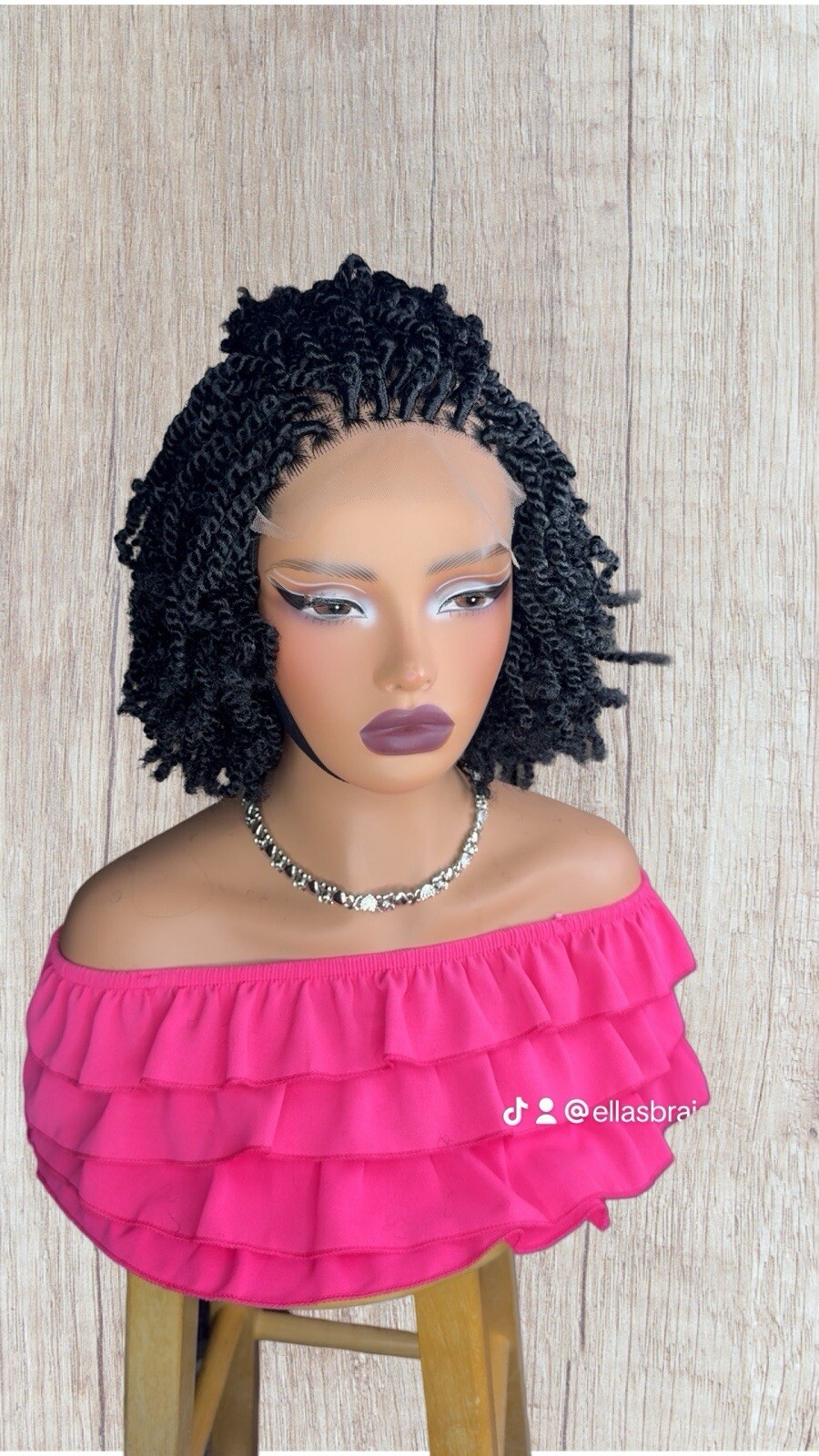 Braided Wig For Black Women Kinky Twist