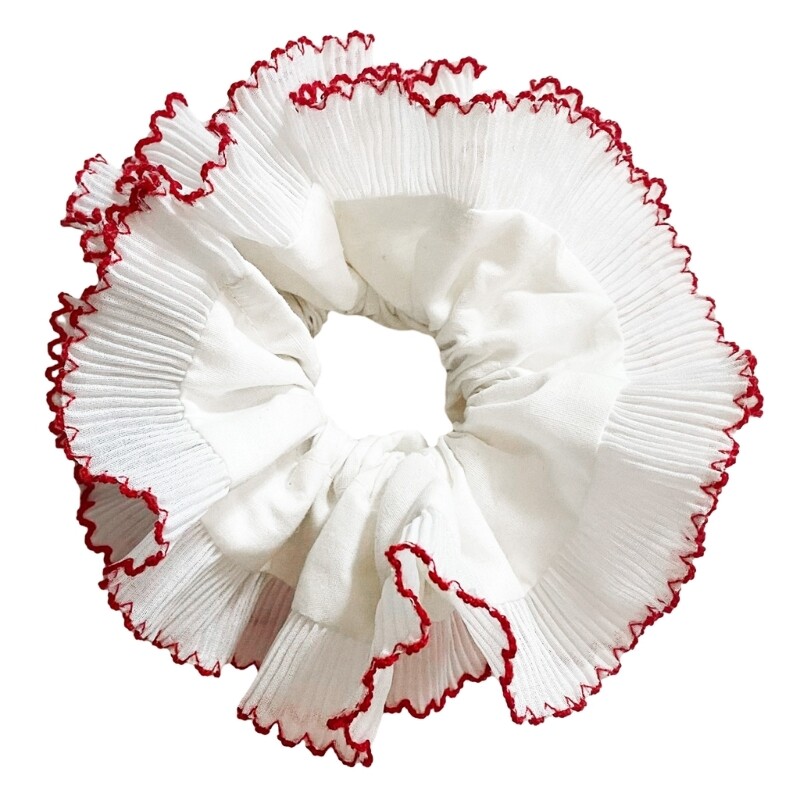Big Bun Hair Scrunchy Girl Headpiece Fabric Lace Headband Lady Elegant Headdress