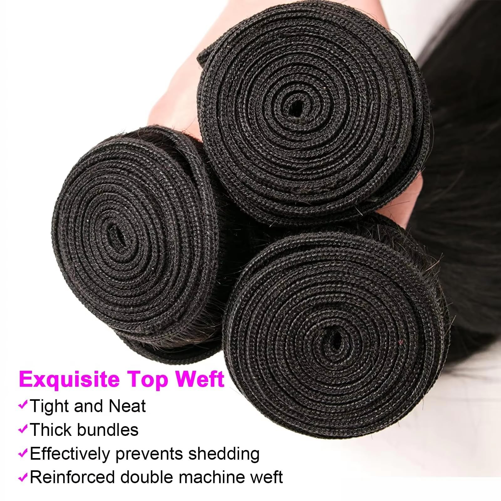 Human Hair Bundles Loose Deep Wave 20 Inch Brazilian Virgin Hair Extensions 3 Pa