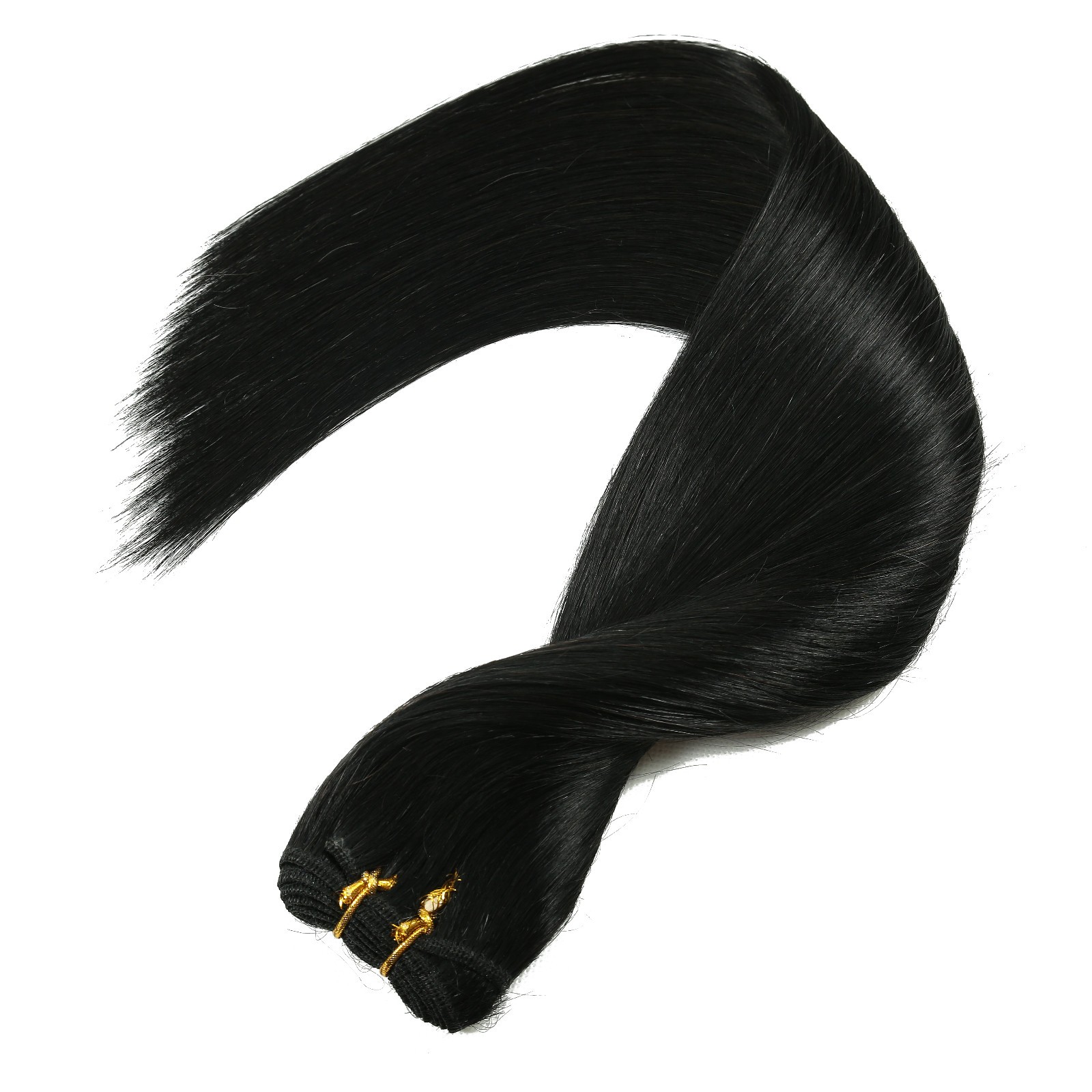 Double Weft Human Hair Extensions Sew in Weft Human Hair Weaves Highlight Colors