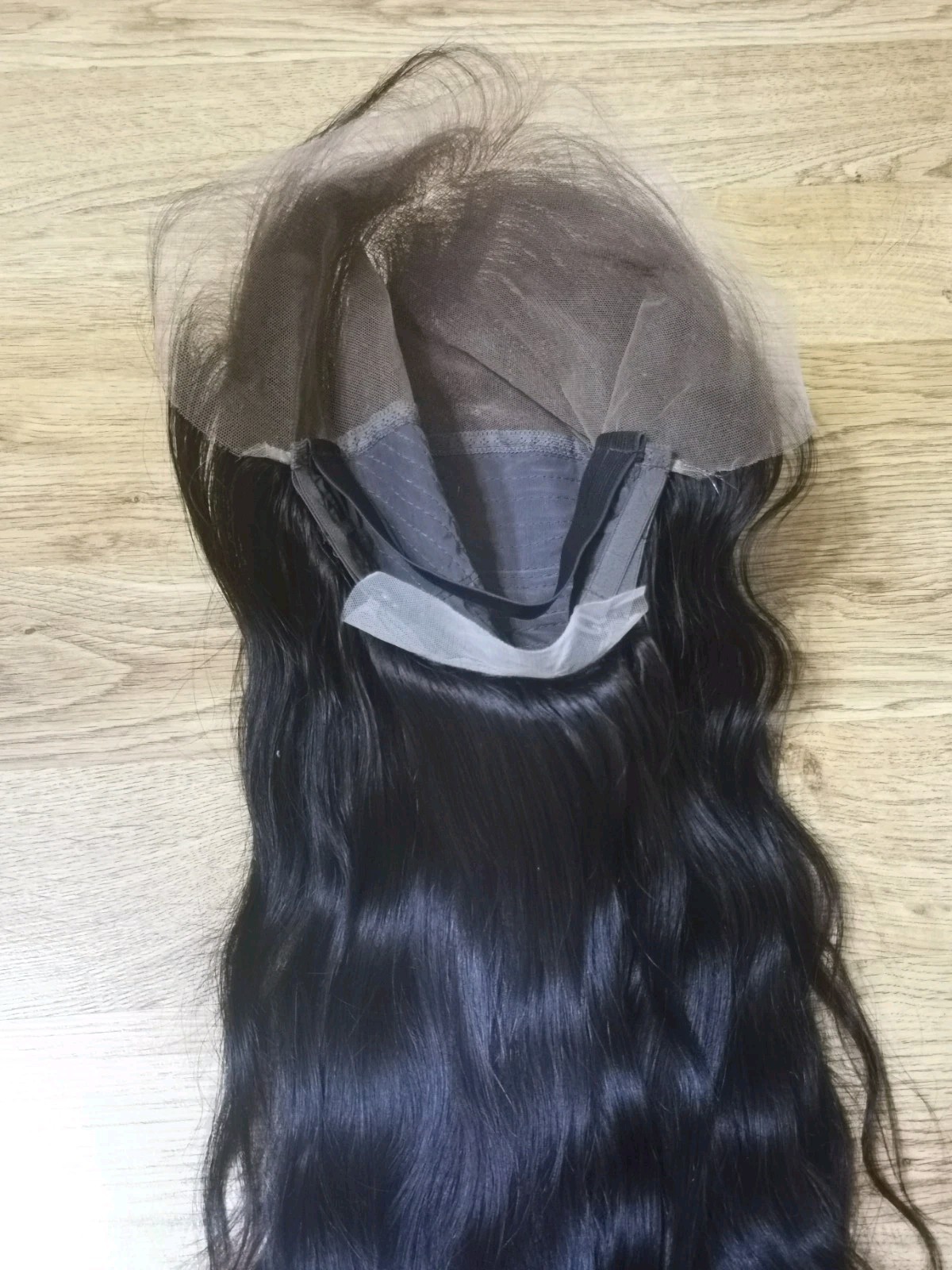 28″ High Quality 13×6 Lace Front Natural Black Straight Human Hair wig