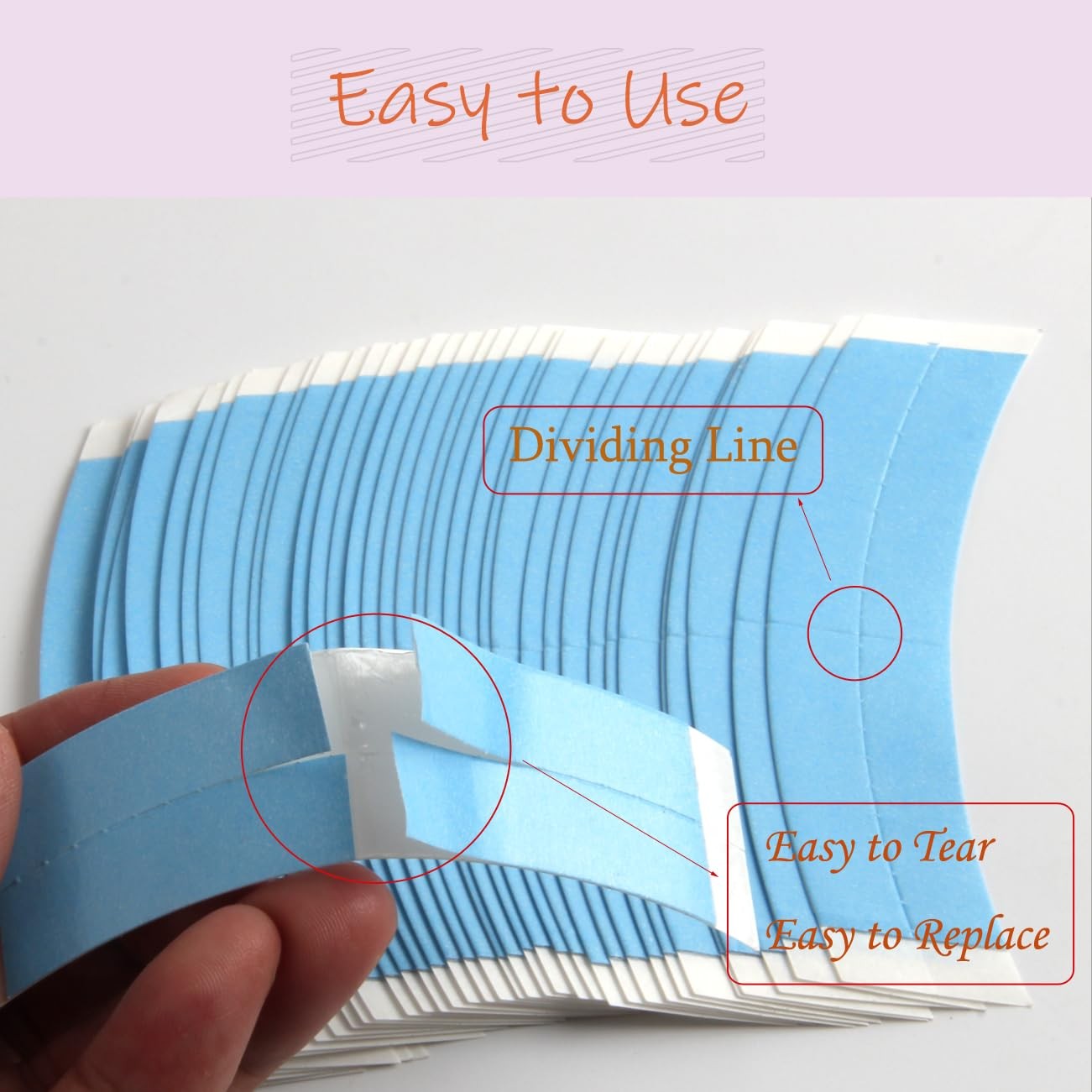 36 Pcs Lace Front Tape for Wigs, Waterproof Double Sided Strong Adhesive Wig…