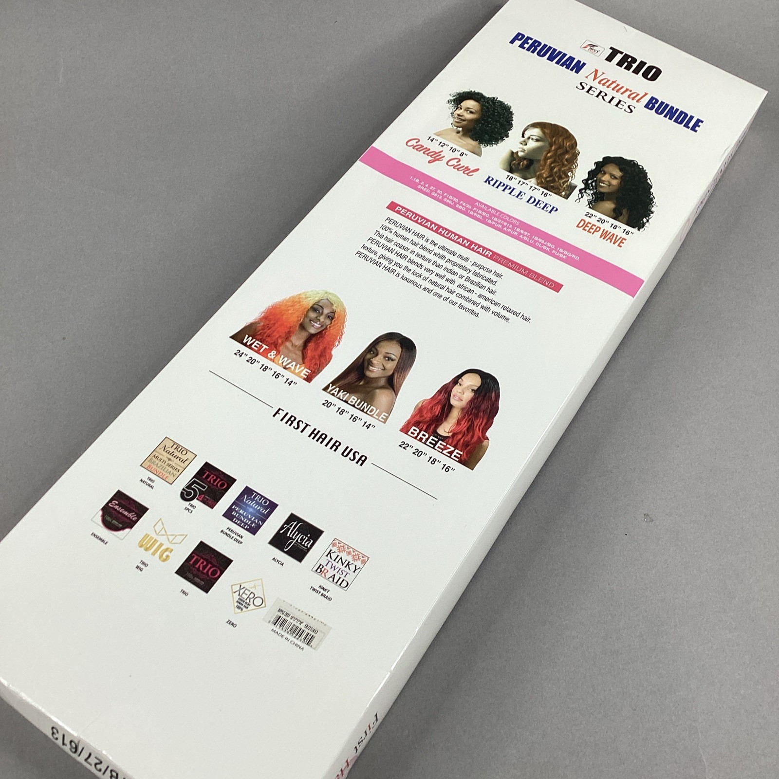Ripple Deep #1B/27/613 16” 18” All-in-One Premium Synthetic Hair Extensions