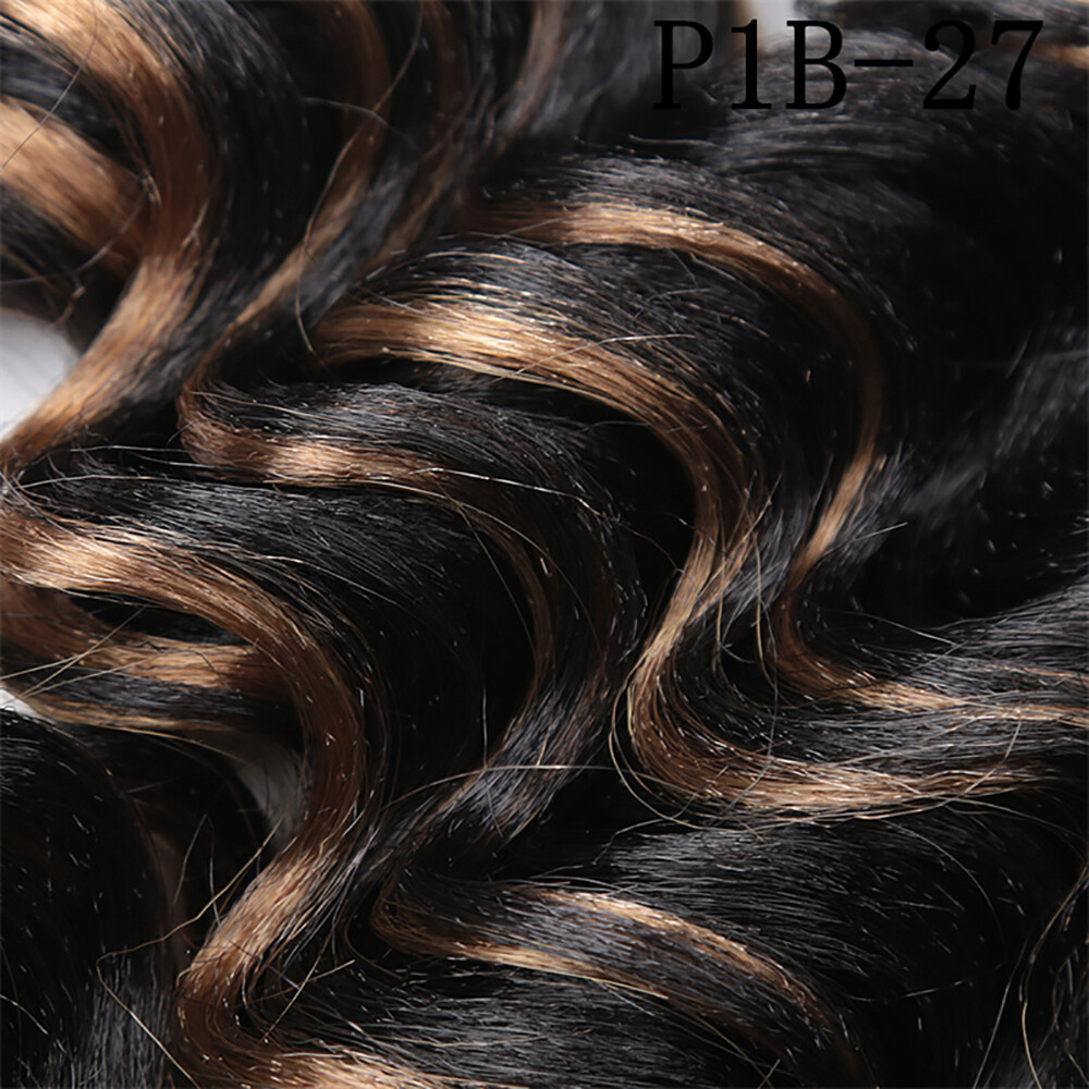 10″ Ocean Wave Crochet Braids Synthetic Deep Curly Twist Corchet Hair Extensions