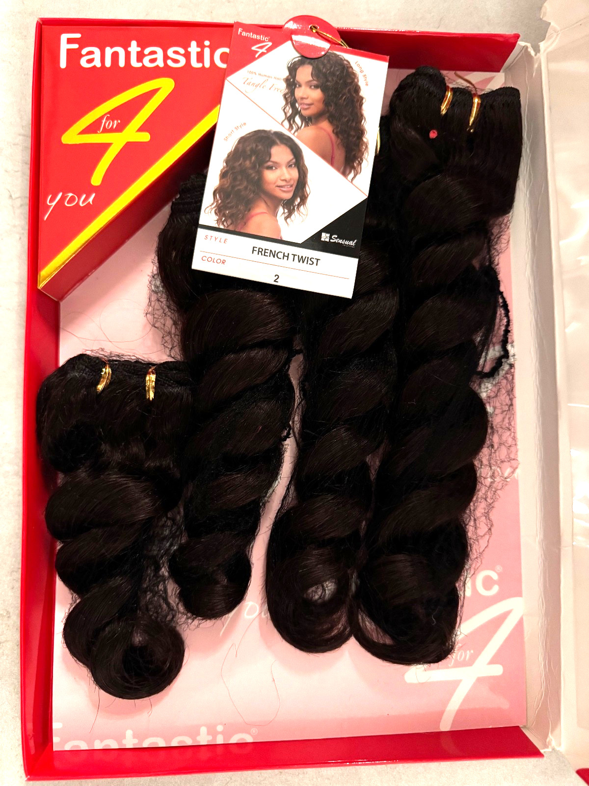 SENSUAL FANTASTIC 4 FRENCH TWIST 8”10”12”14” #2