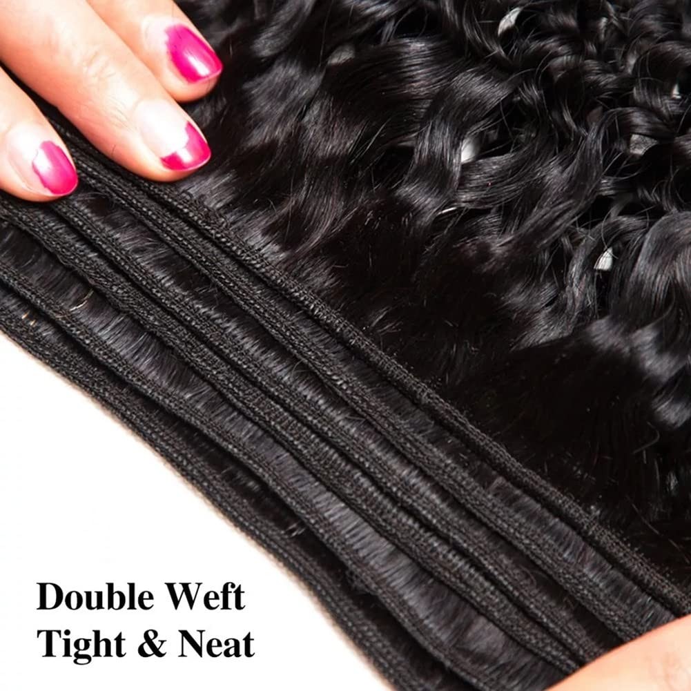 Aopusi Brazilian Hair Bundles Water Wave Virgin Remy Human Hair 18 20 22 Inch