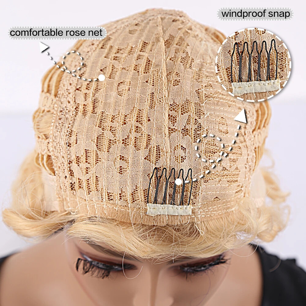 Retro Vintage Finger Wave Wigs for Lady Women Mommy 1920’s Party Wig Cosplay Wig