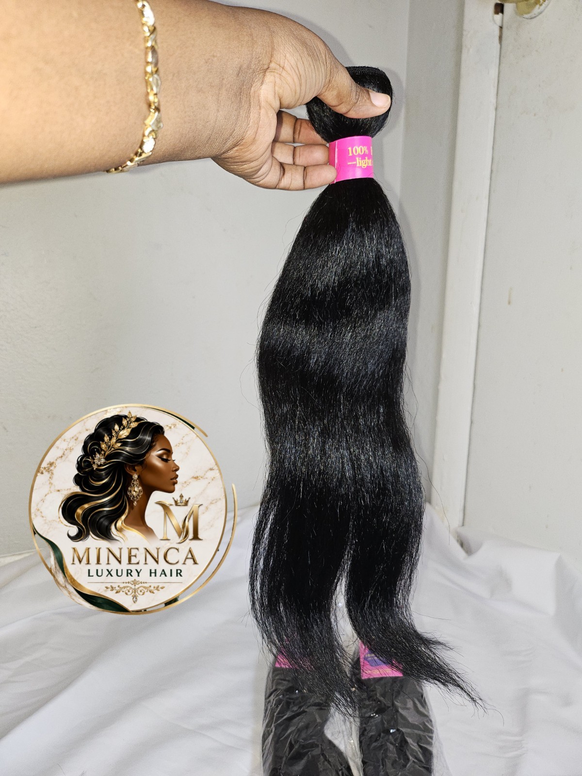 Kinky Straight Bundles Yaki Straight Bundles 12A
