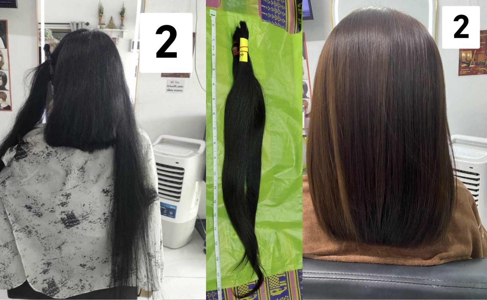 s15p2 human hair 18 inch 0.176 Ib, 80 gr