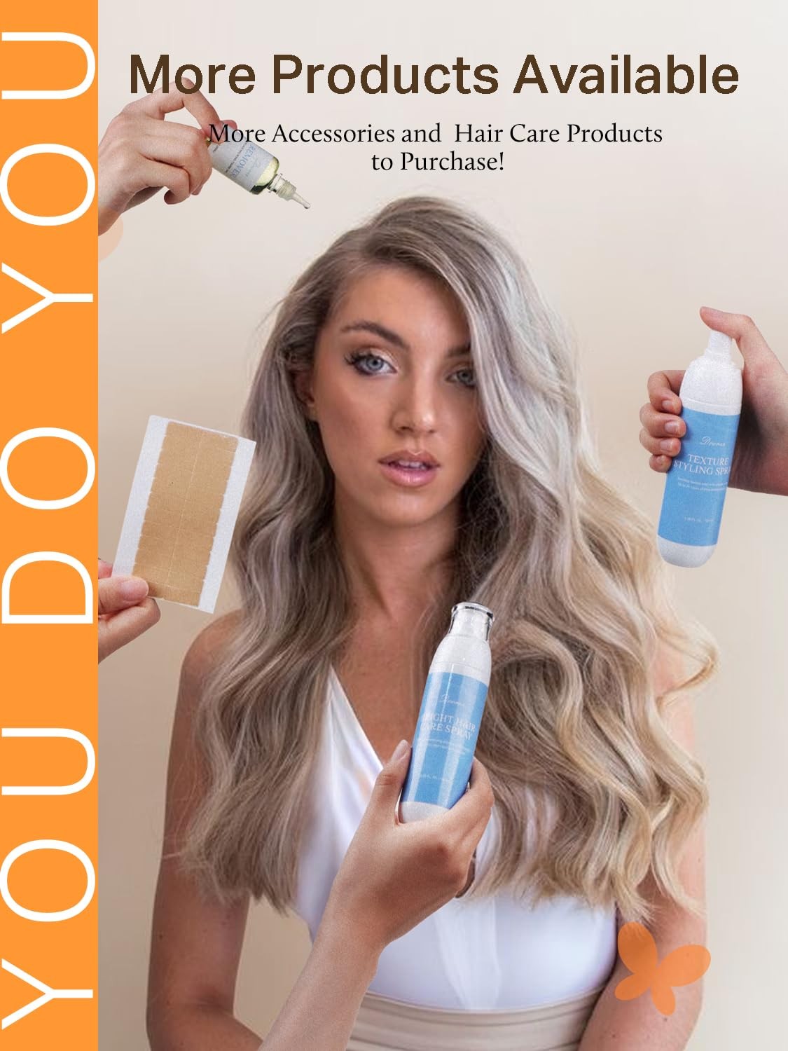 DOORES 10″ Dark Brown to Dirty Blonde Remy Tape-in Human Hair Extensions 20g