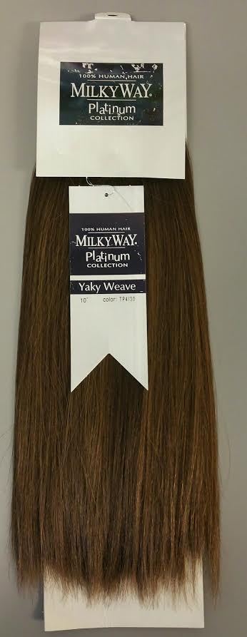 Milky Way 100% Human Hair for Weaving – MILKY WAY PLATINUM YAKY WEAVE(STRAIGHT)