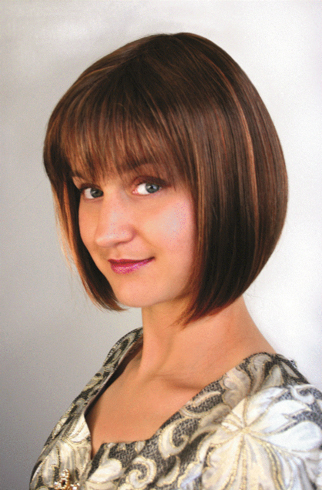 WOMENS SHORT CHIN-LENGTH STRAIGHT HAIR BOB STYLE WIG W/ WISPY BANGS JESSE