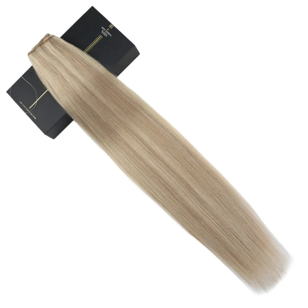 Sunny Hair FISHLINE 14″ Rose / Champagne Wire Human Hair Extensions FP P18-613