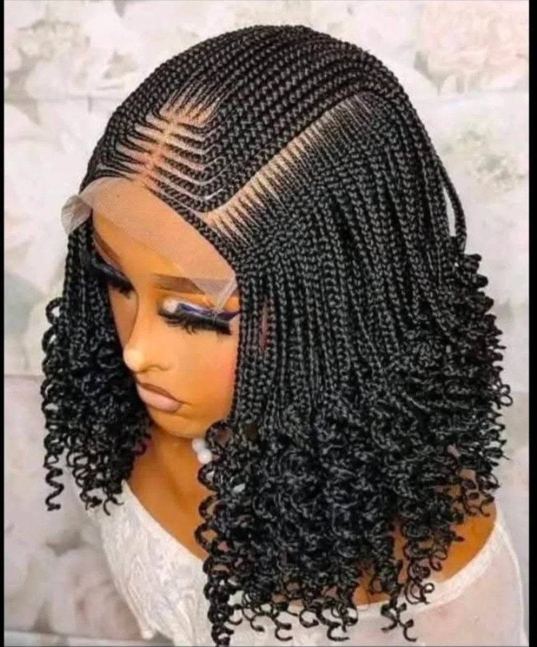 Black Cornrows Style for Classic Ladies – Female Wig with Natural Look