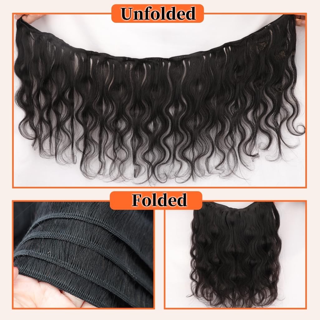 16A Body Wave Human Hair Bundles 20-24 Inch, 100% Remy, Silky Soft, No Shedding