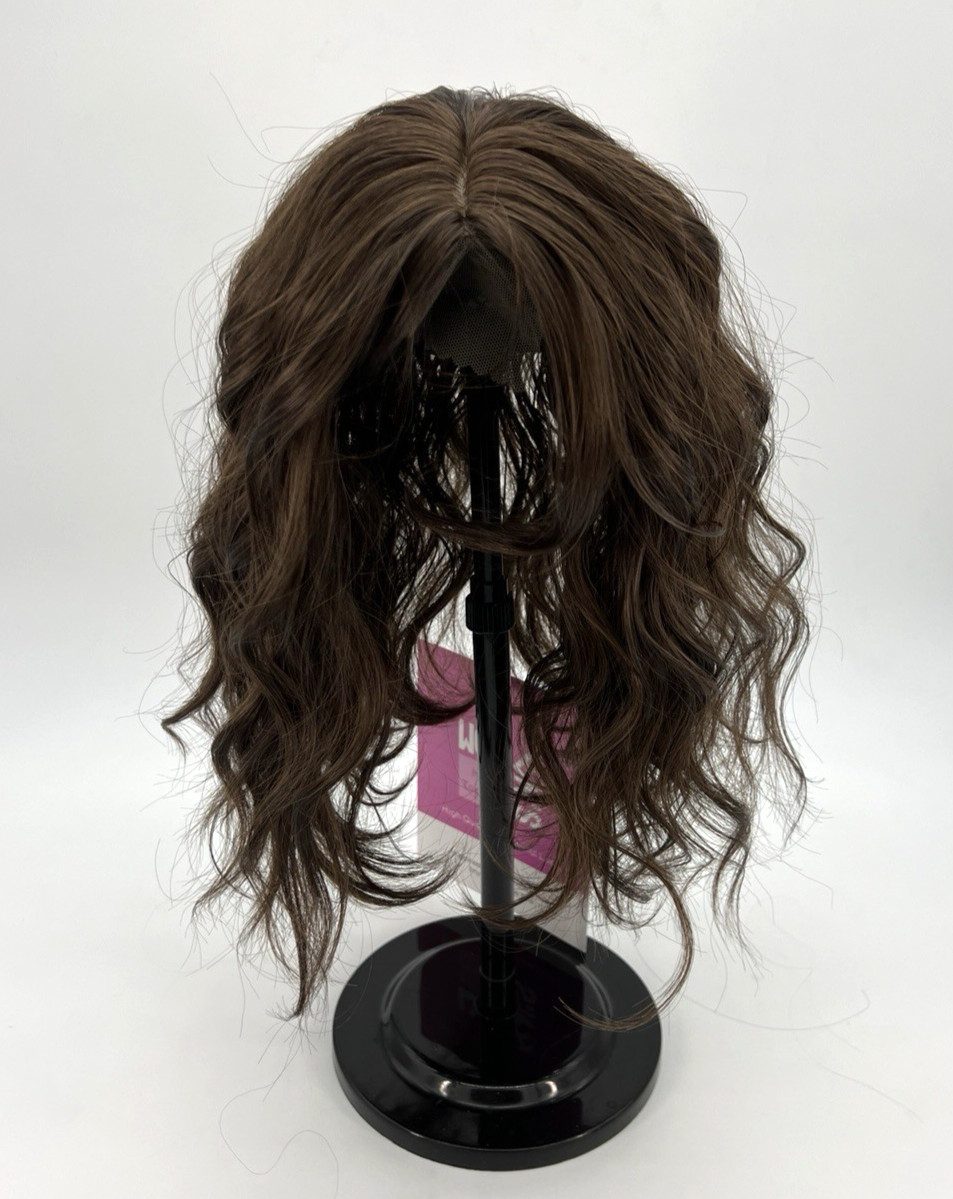 Soft Brown Short Wavy 11in Women Premium Hair Topper