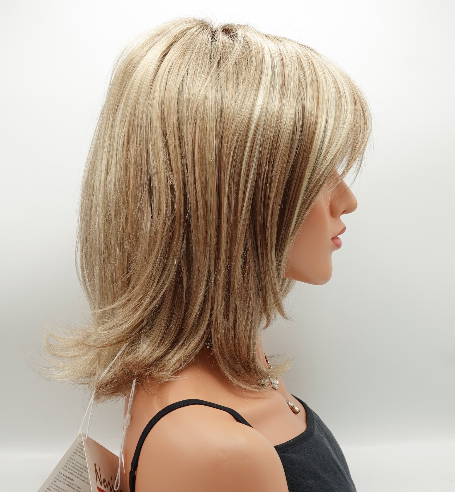 KENZIE Wig by NORIKO, Sugar Cane-R, Bob w/ Bangs *CLEARANCE* Mono Top