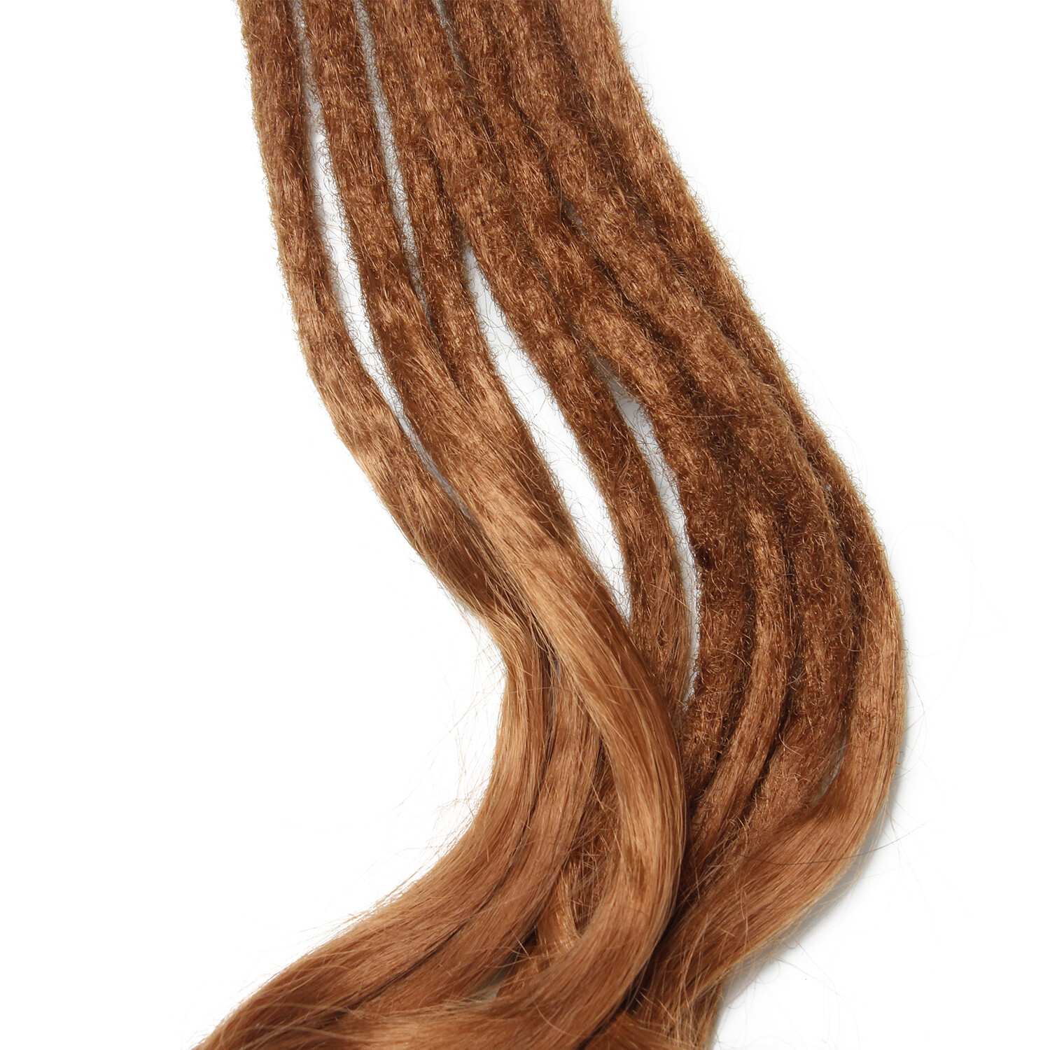 24″ French Curl Double Ended Dreadlocks Extension Princess Hair Curly DE Dreads