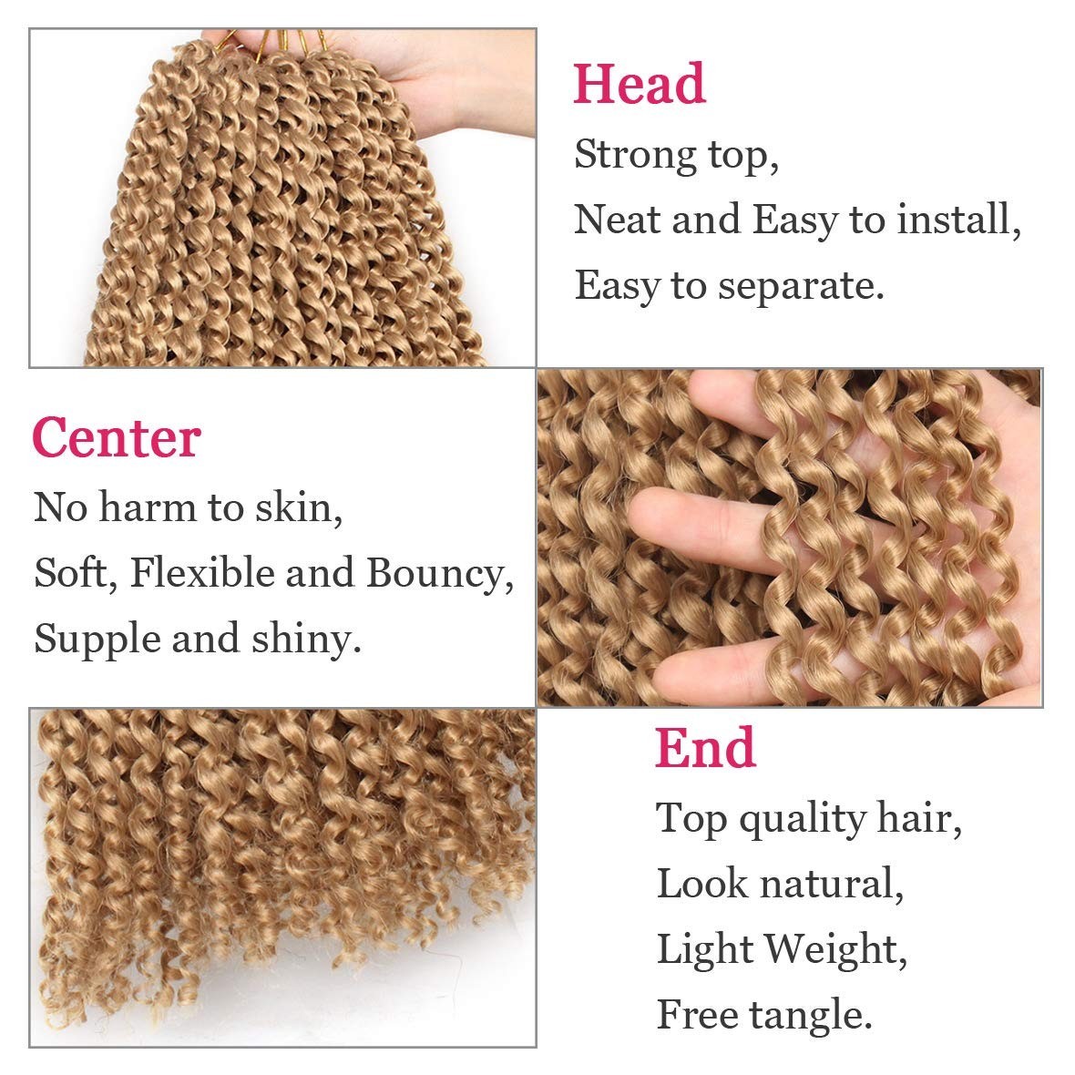 Curly 30 Inch Synthetic Passion Twist Crochet Hair – Ideal for Protective Styles