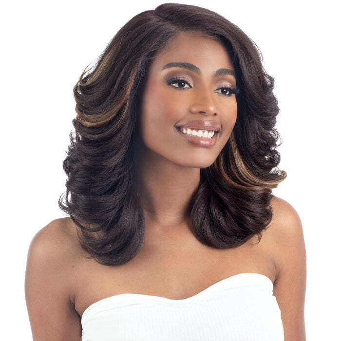 Shake N Go Snatched Glueless HD Lace Front Wig – ROLLER SET