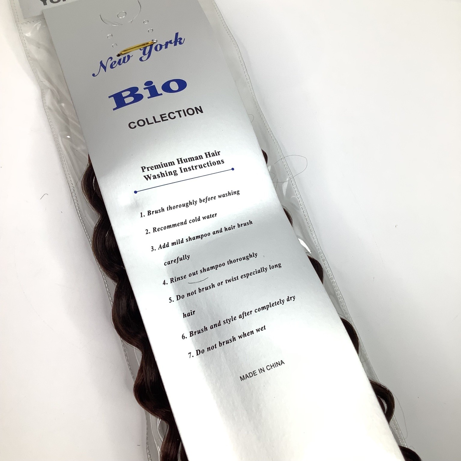 New York Bio H/H Deep Bulk Hair Extensions 14″ Color F4/33 Premium Human