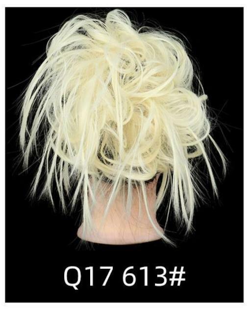 Messy Scrunchie Bun Hair Piece Extensions Fluffy Synthetic Soft As Natural Human