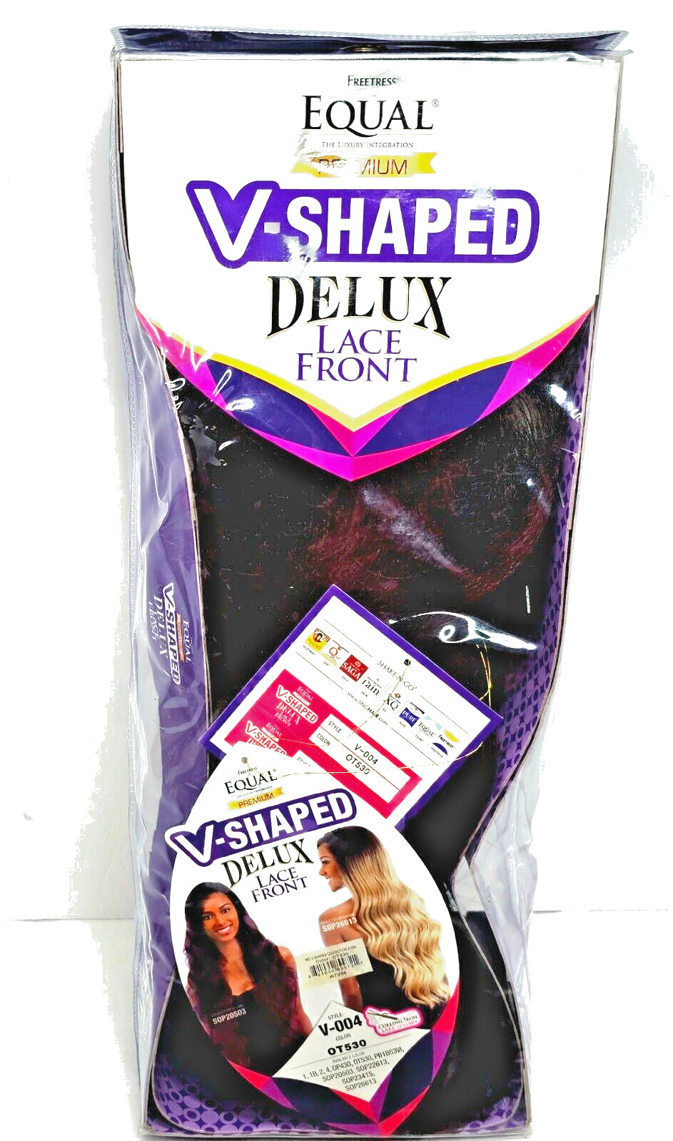 Shake n Go Freetress V-Shaped Deluxe Lace Front Wig “V-004”