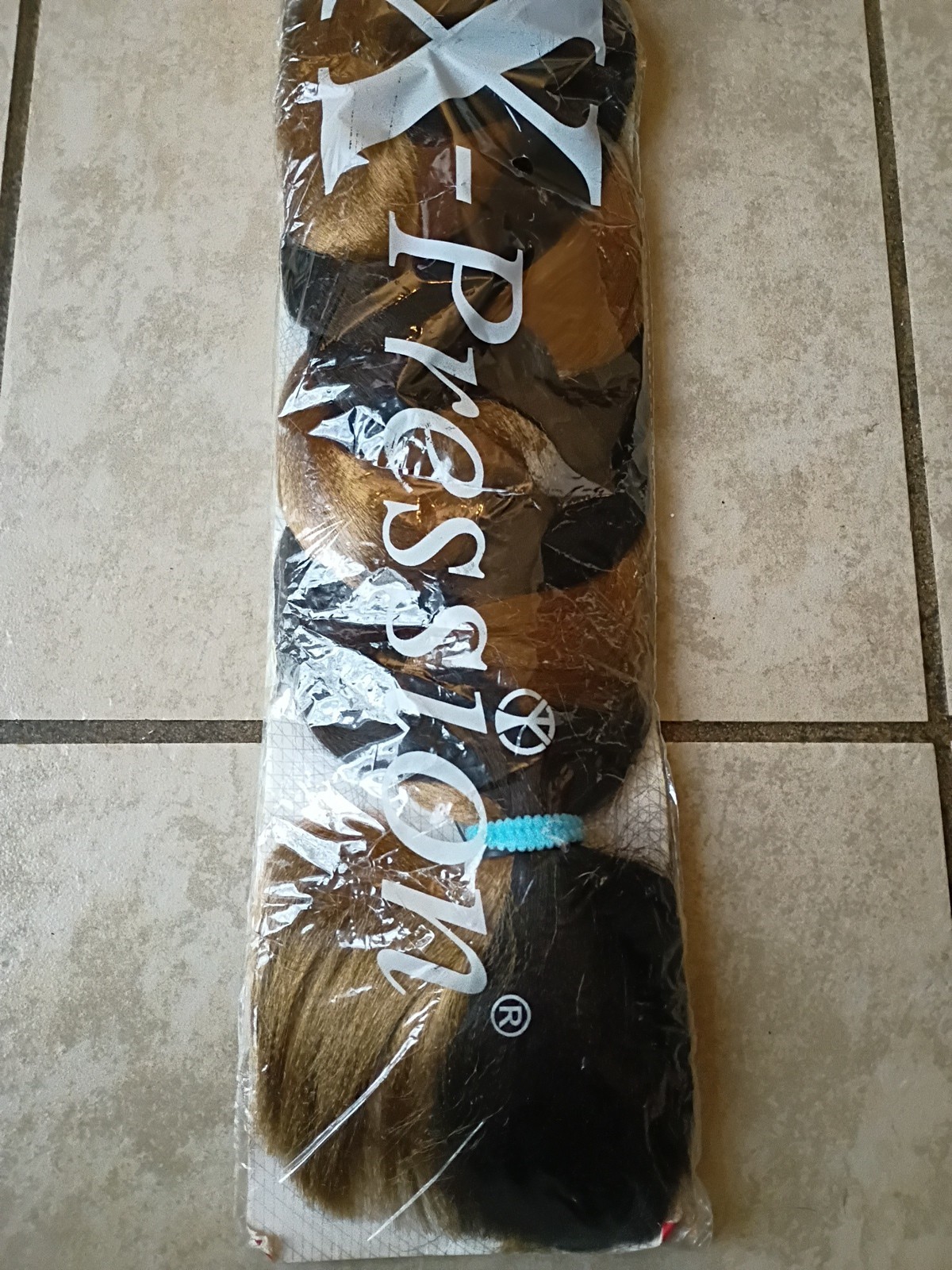 X-pression Premium Original Ultra Braid Color: M4/27 Dual Color Light & Dk Brown