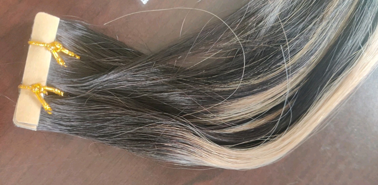 20″ Human Hair Invisi Edge Extensions Doores T1B/19P1B 10pcs 25g