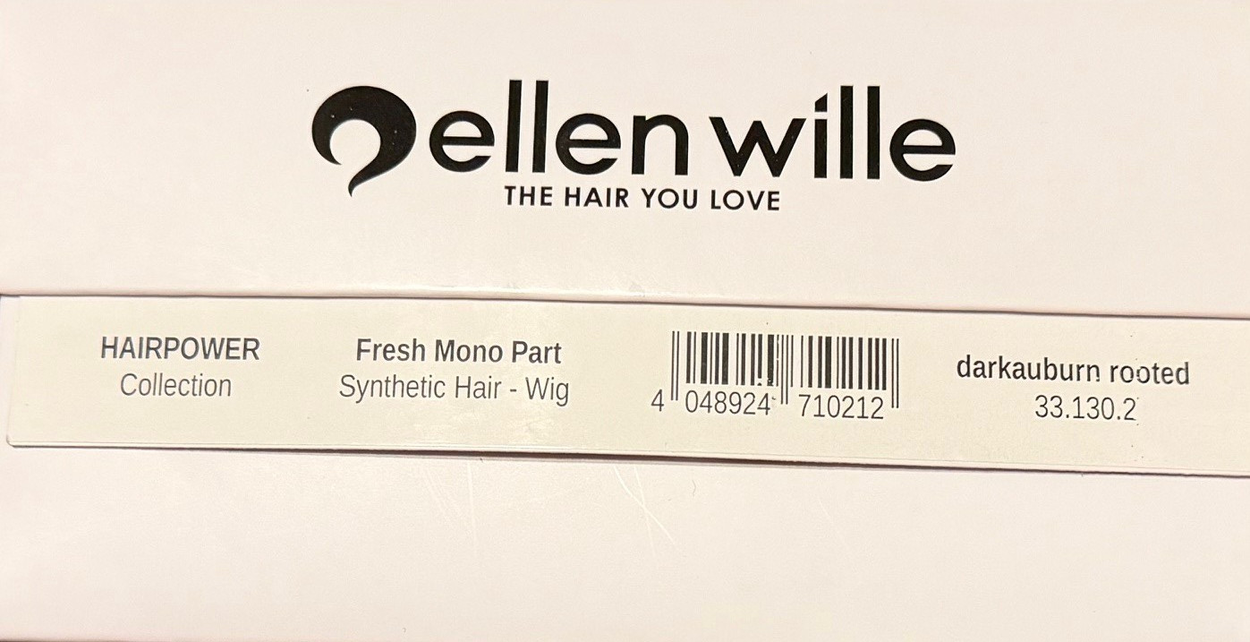 Ellen Wille Fresh Synthetic Wig (Mono Part)DARK-AUBURN-ROOTED 33.130.2🙏