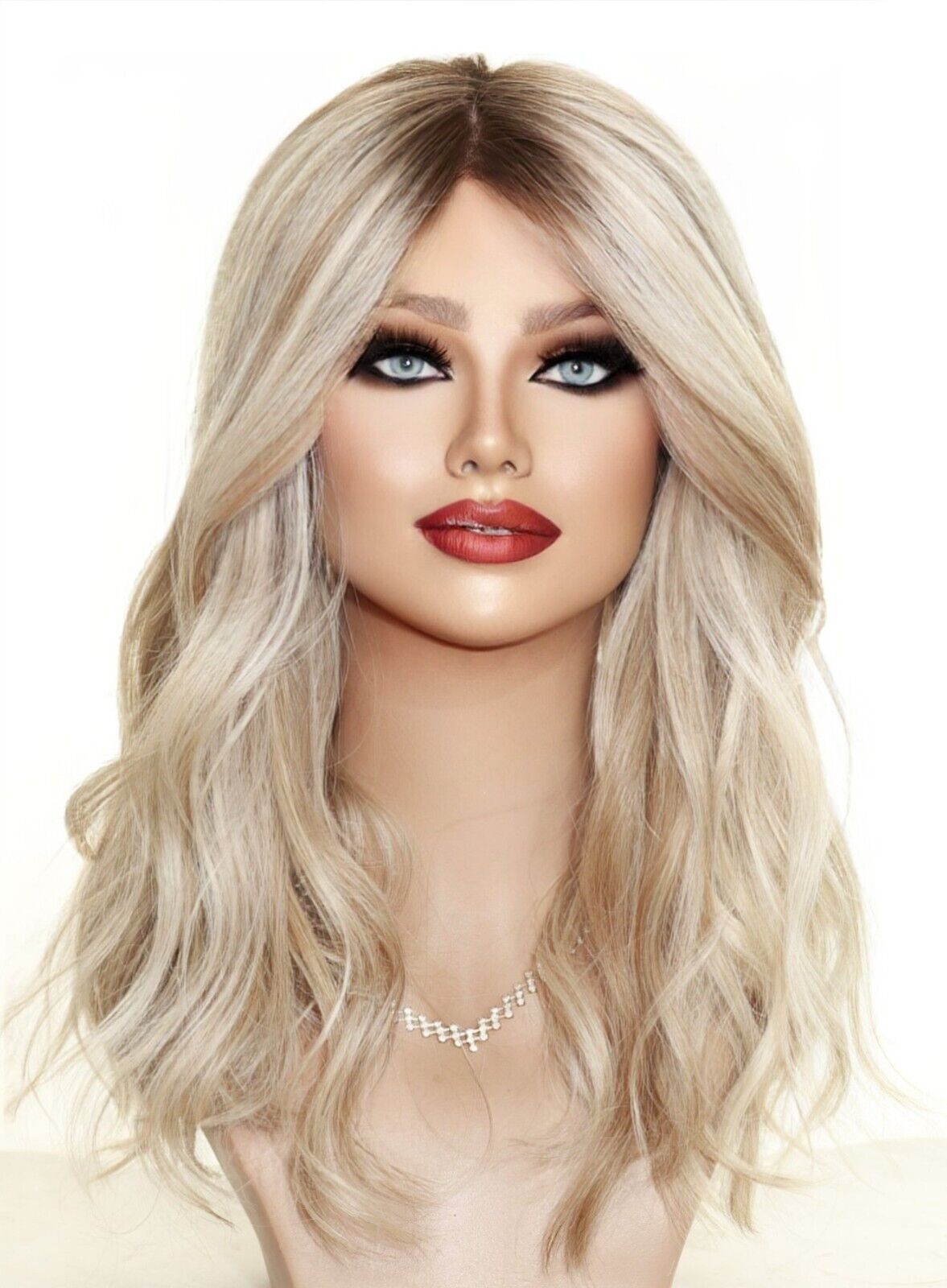 Selfie Mode Lace Front Heat Friendly Monotop Wig Raquel Welch Shaded Biscuit