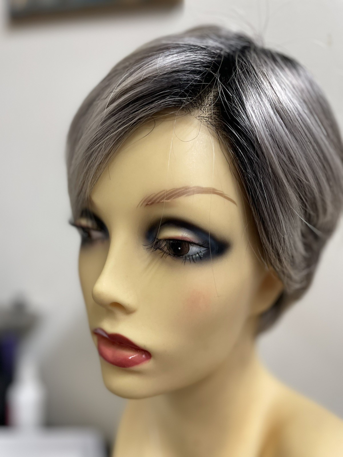 PETITE EASTON WIG Estetica -CHROME RT1B-MONOFILAMENT TOP-LACE FRONT