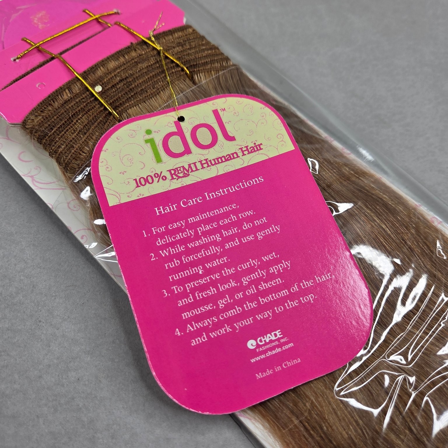 Idol Indian Remi Human Hair Extensions Wet & Wavy Ripple Deep F27/30 10S