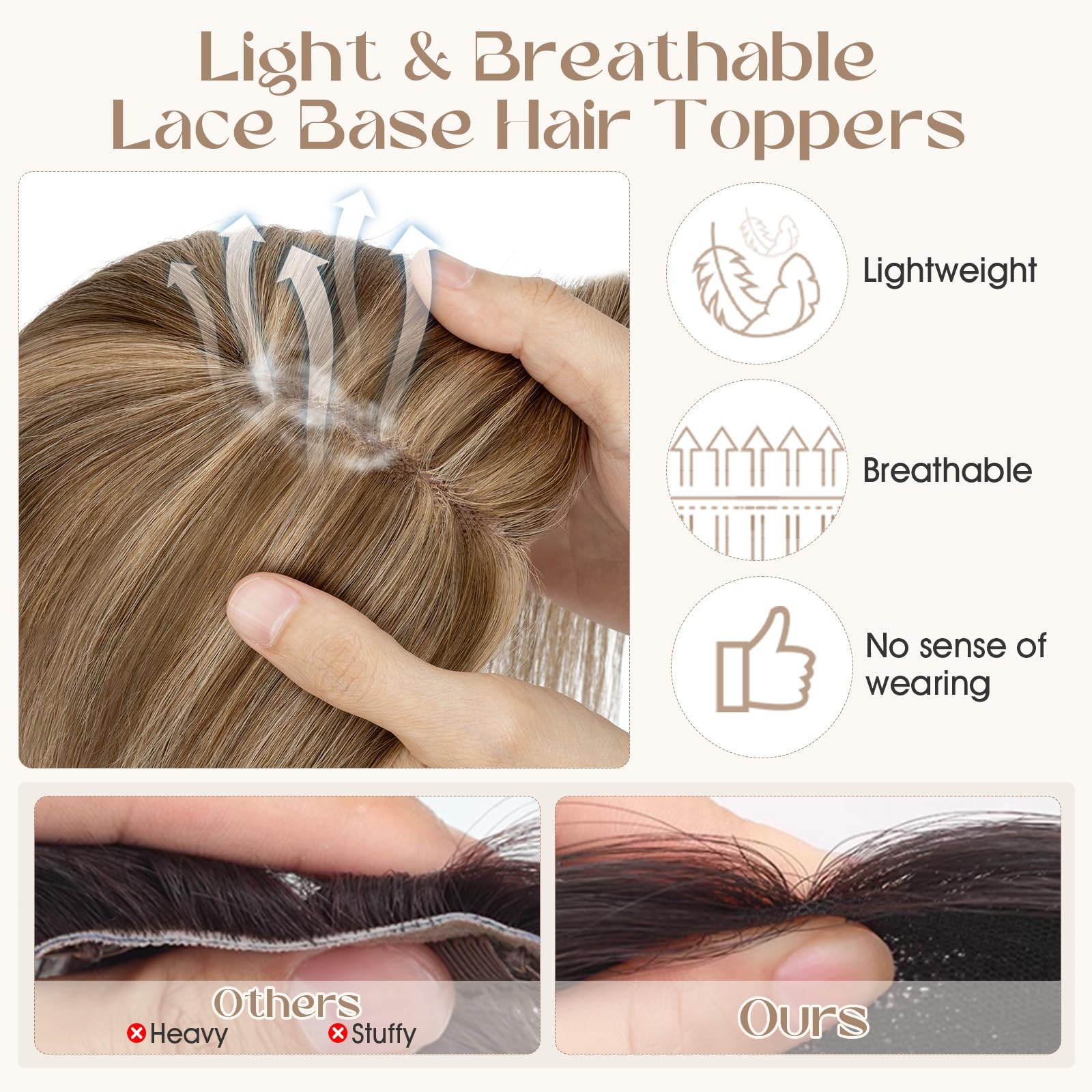 Rich Choices Hair Toppers For Women Real Human Hair 100 Human Remy Toppers For