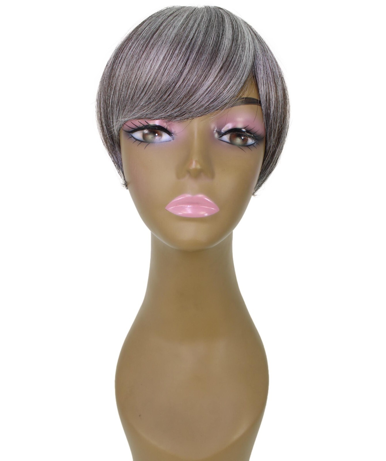LUXLUXE Trinity Straight Bob 9 in Long Full No Lace Wig, Multiple Colors,BF-0008