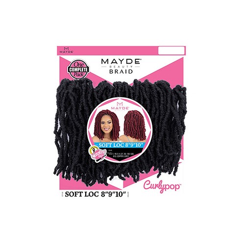 Mayde Beauty Curlypop Soft Loc 8″9″10″
