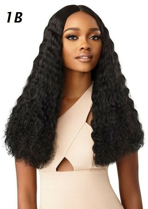 SOLANA – Outre Synthetic Pre-Plucked I-Part HD Swiss Lace Front Wig