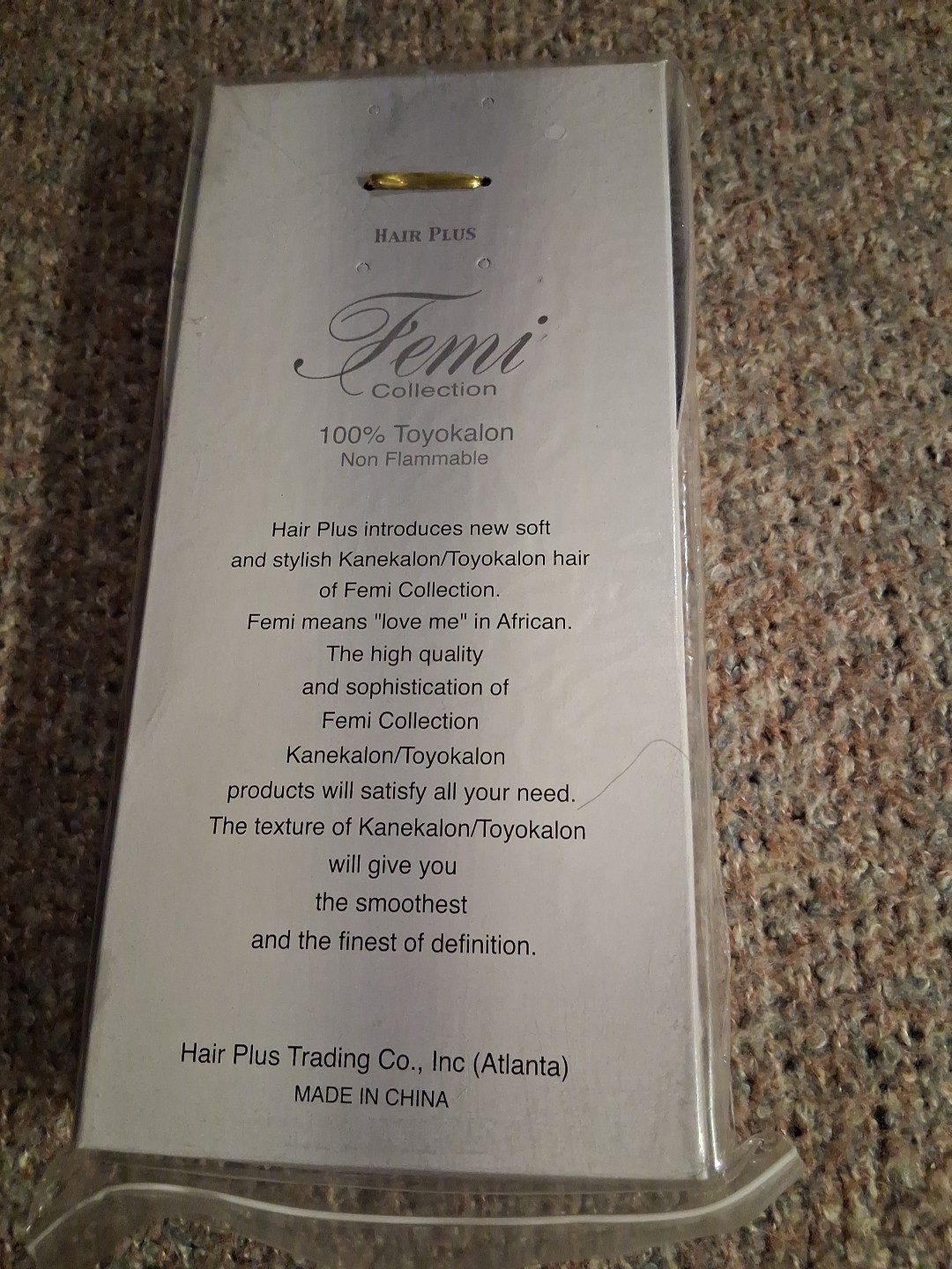 Femi Collection Hair Plus 100% Toyokalon Hair New ExW 12in Color 30 Syn/mayawvg