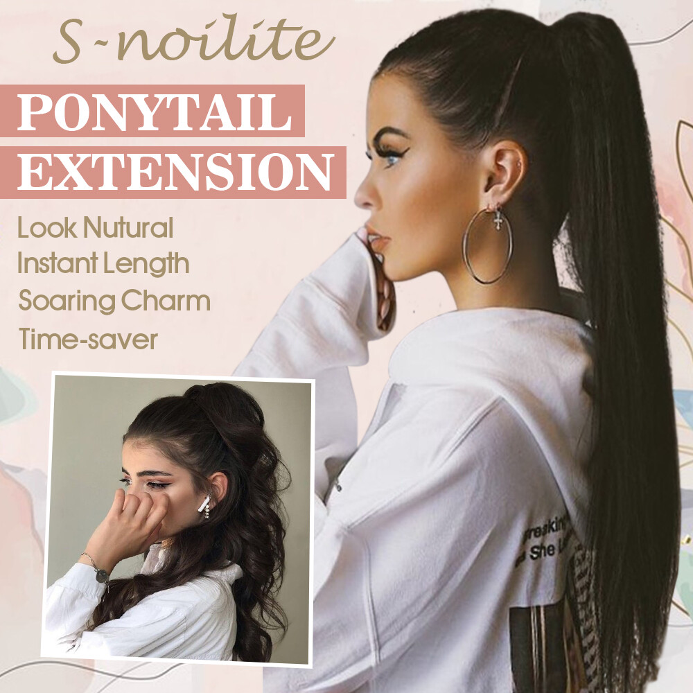 Claw Clip Ponytail Hair Extensions Real As Human Pony Tail Long Wavy Hairpiece