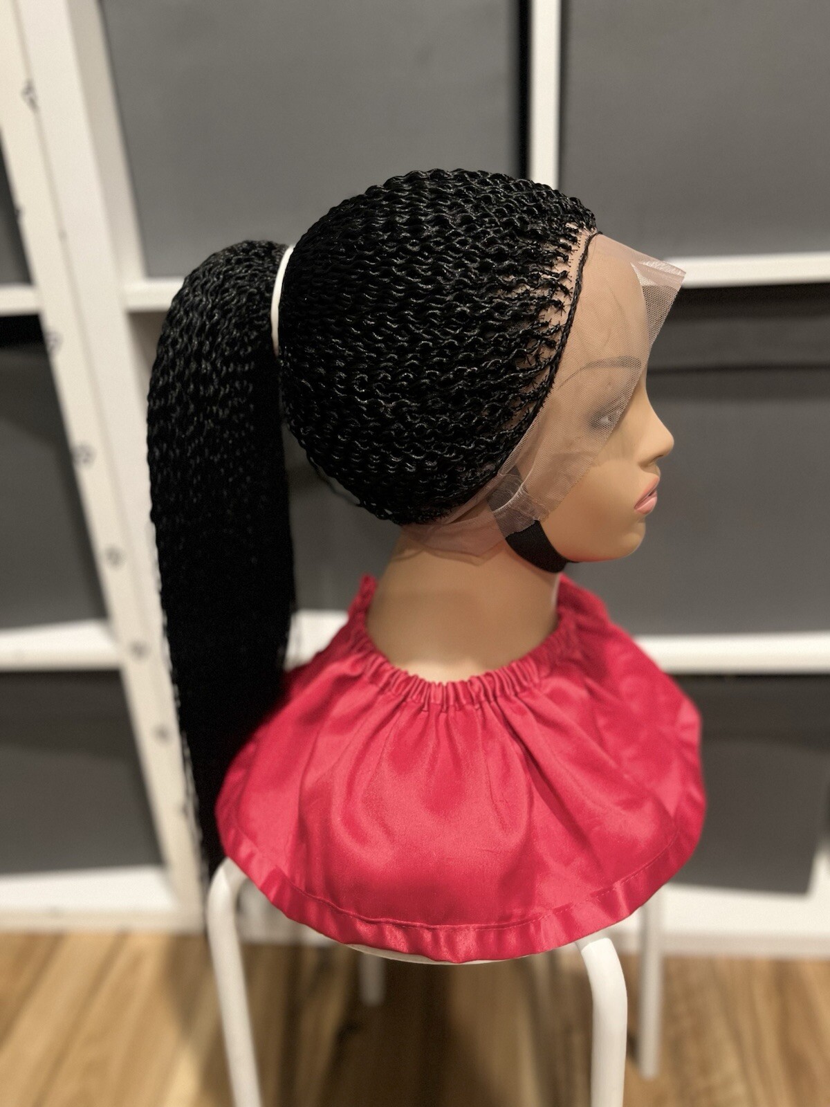 Braided Wig.watermelon Wig . Made On A Full LaceLength Is 26”long. Ready To Ship