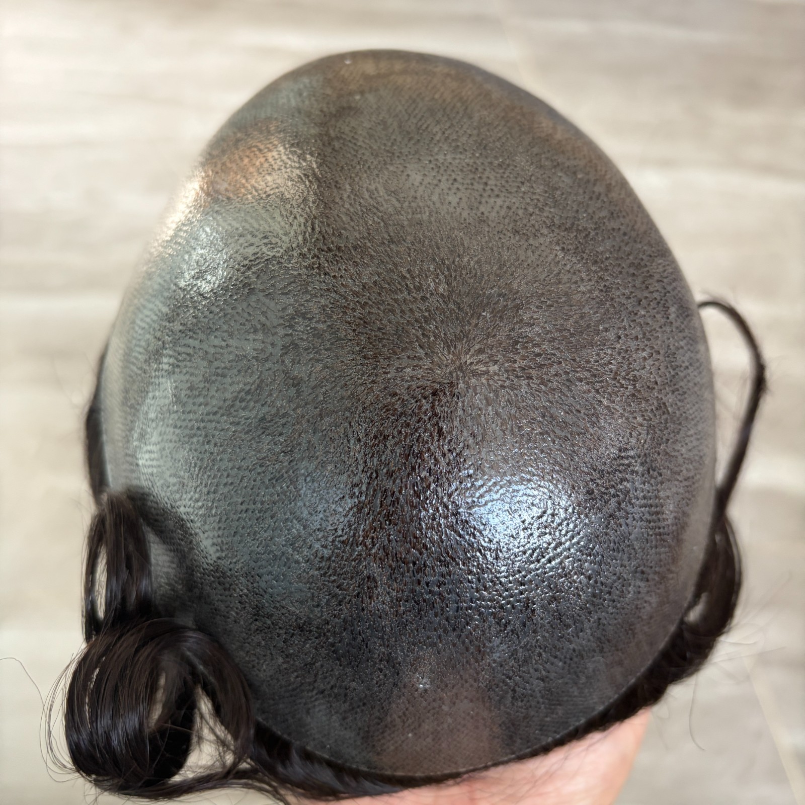 Injected Skin Toupee Male Hair 130% Durable Full Skin PU Toupee Human Hair Unit