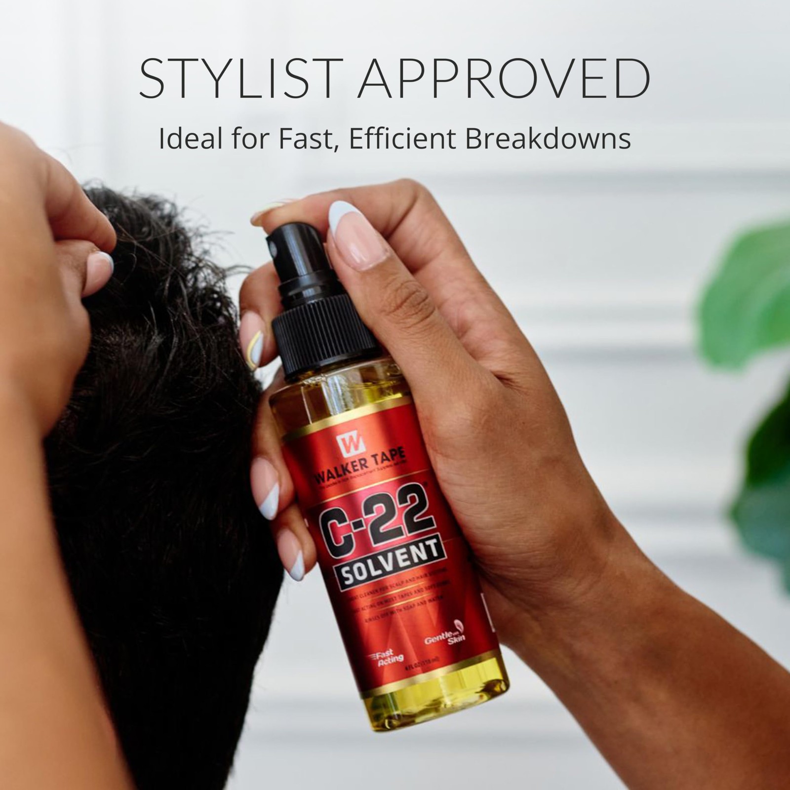 C-22 Solvent Spray 4 oz, Fast-Acting Adhesive Remover for Wig Tape, Lace Syst…