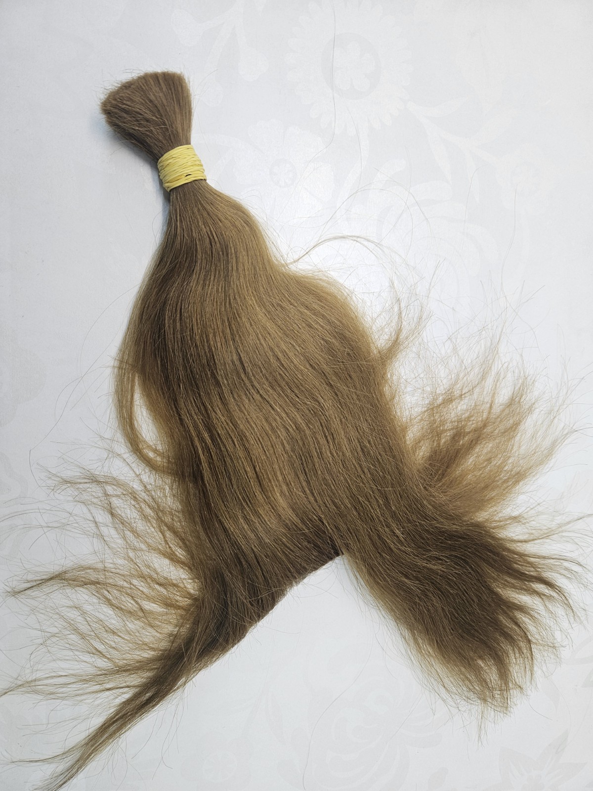 VERY SOFT Natural Ukrainian Slavic Hair Extension Brown 45cm/18″ & 95gr/3,35oz