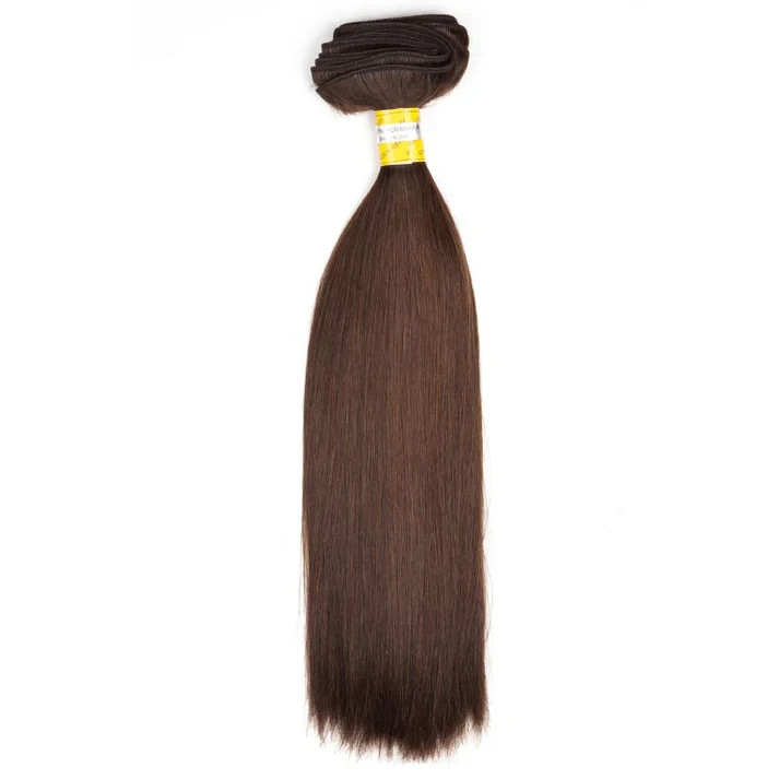 Bohyme Silky Straight Remi Human Hair 16″ Machine Tied Weft Color 4.