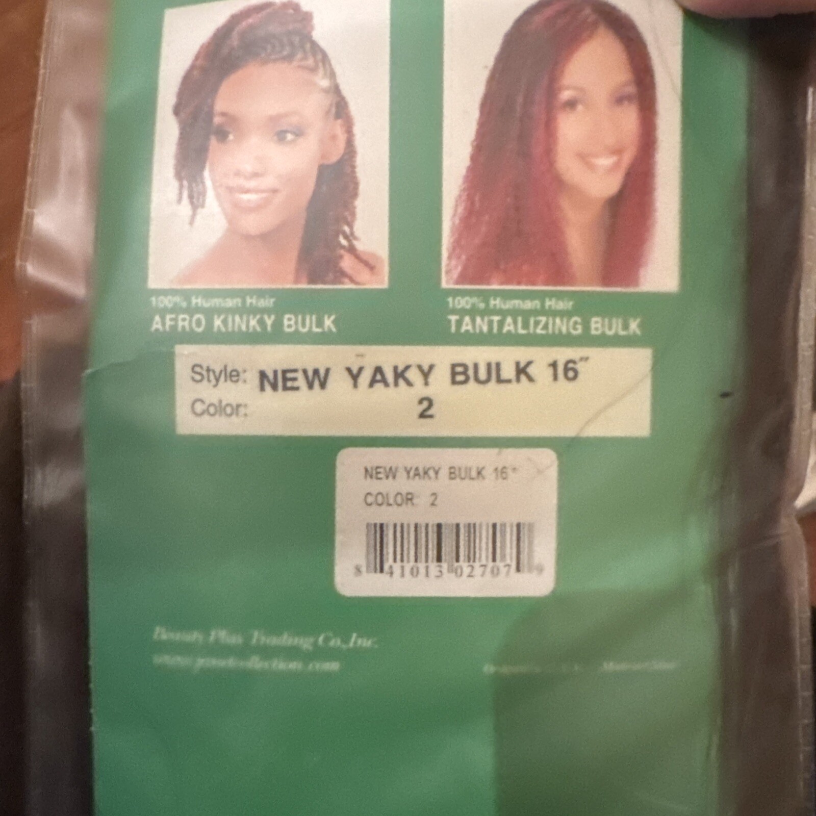 Lot Of 6 100% Human Hair Janet Collection New Yaky Bulk 16” Color 2