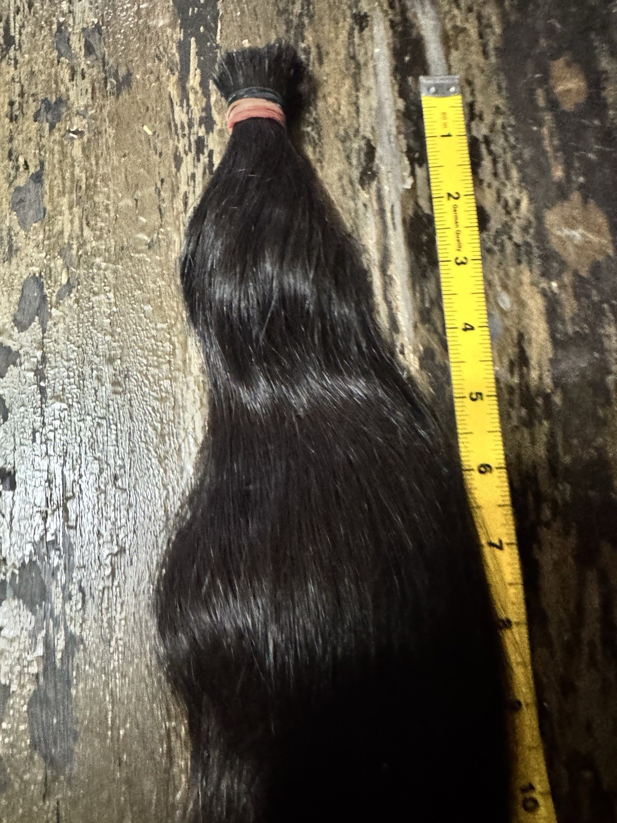 1605 Natural Human Hair Ponytail Straight Real Hair 18 Inch 65 g