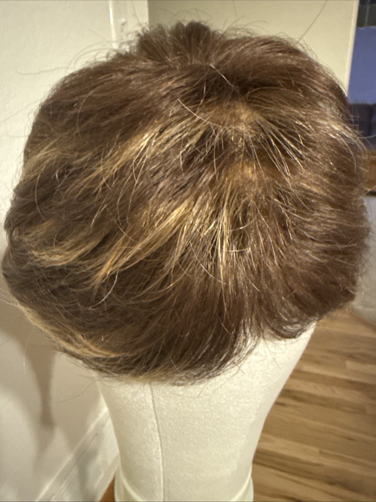 Wig hair, pixie Chocolate Brown Very Soft 292