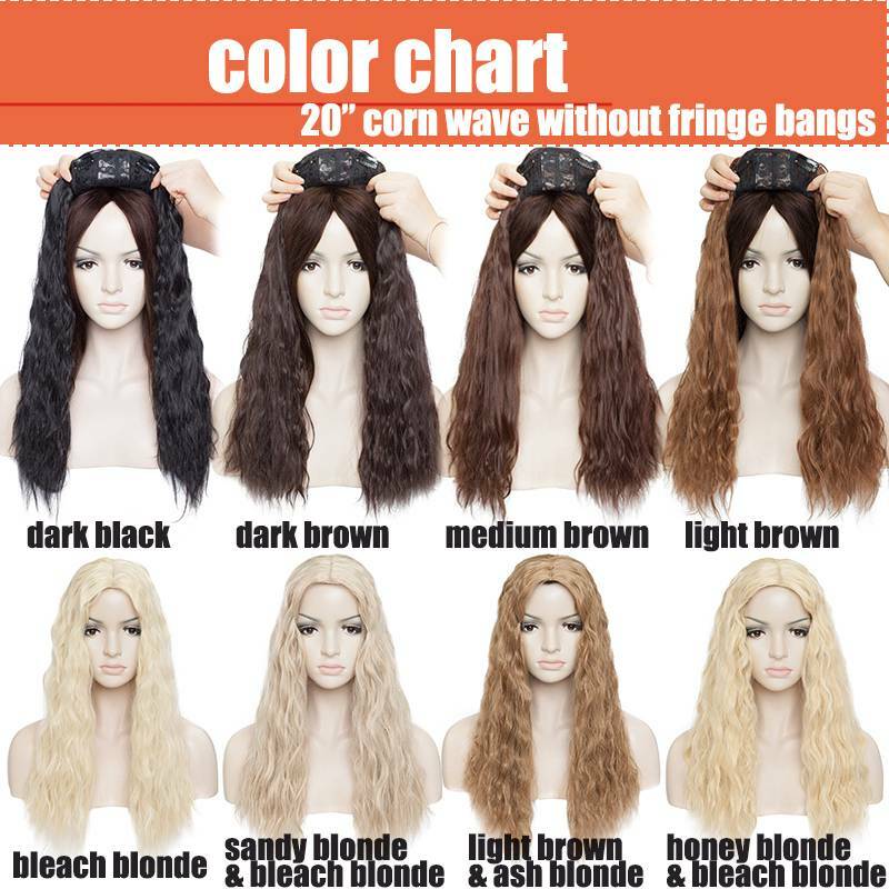 100% Natural Clip In Topper Hair With Bang Toupee Hairpiece Extension For Human